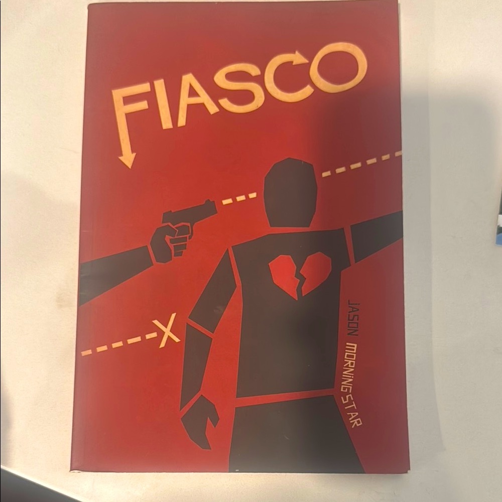 Fiasco role playing  book by Jason Morningstar EUC